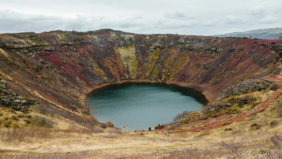 Kerid Volcanic Crater Lake